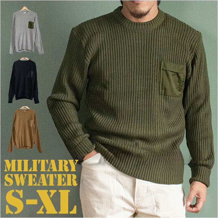 USタイプ コマンドセーター アクリル ポケット付 | BACKYARD FAMILY | 詳細画像1 