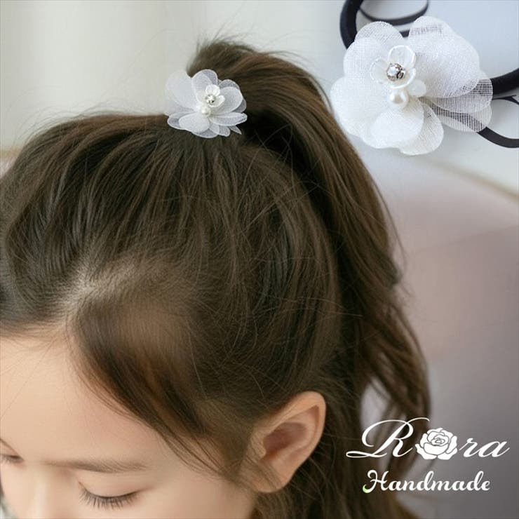 Rora スノーフラワー ヘアゴム | BACKYARD FAMILY | 詳細画像1 