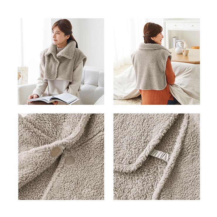 耳まであったか首元ベスト | BACKYARD FAMILY | 詳細画像9 