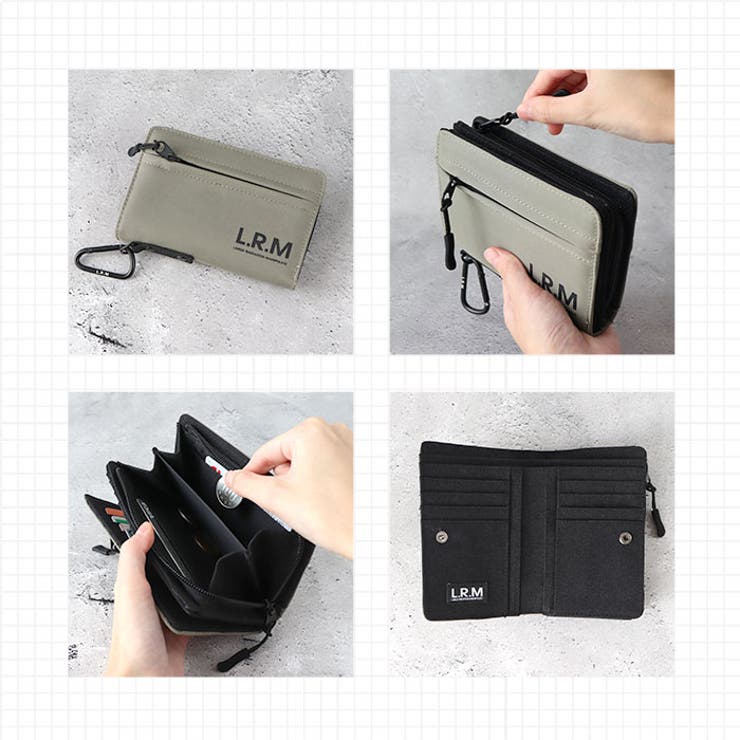 L.R.M ナイロン隠しジップミドル財布 | BACKYARD FAMILY | 詳細画像11 