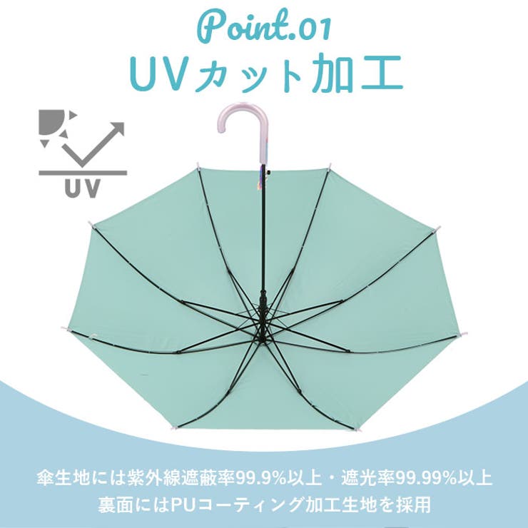 晴雨兼用 子供長傘 55cm[品番：BCYW0009318]｜BACKYARD  FAMILY（バックヤードファミリー）のレディースファッション通販｜SHOPLIST（ショップリスト）