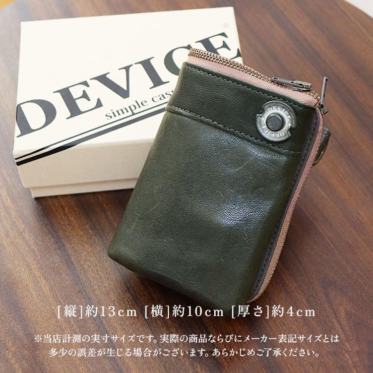 DEVICE ヴィンテージ 二つ折り財布[品番：BCYW0017502