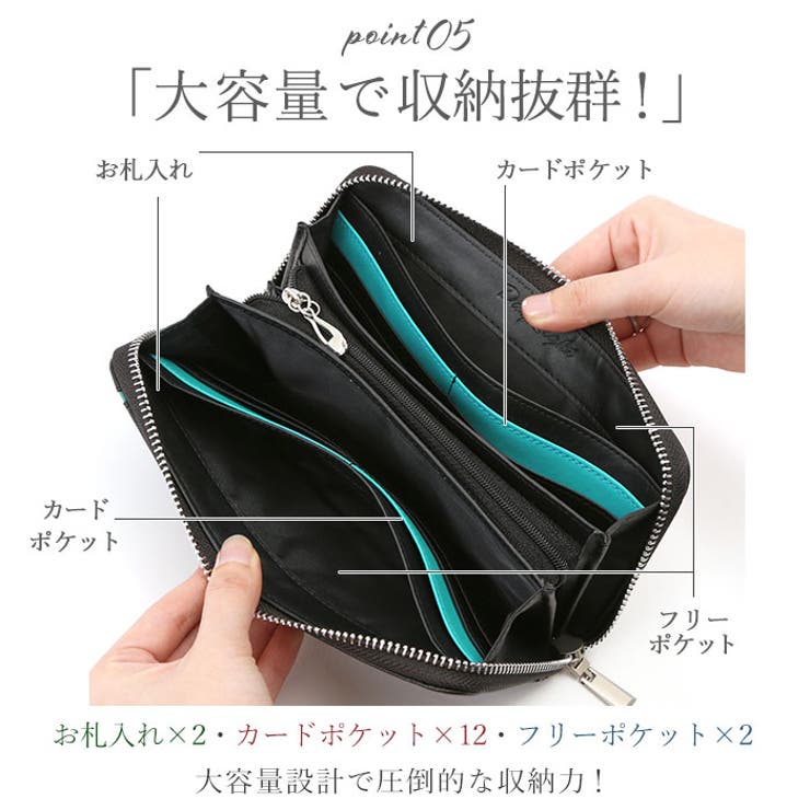 DAYLIGHT デイライト Wラインデザインウォレット | BACKYARD FAMILY | 詳細画像7 