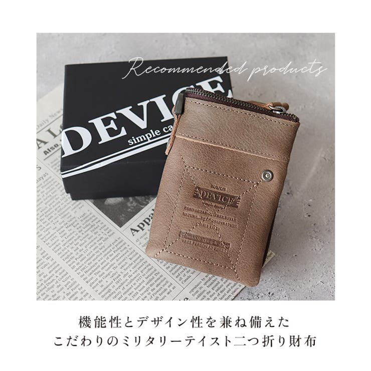DEVICE WORK 二つ折り財布 DPL60058 | BACKYARD FAMILY | 詳細画像2 