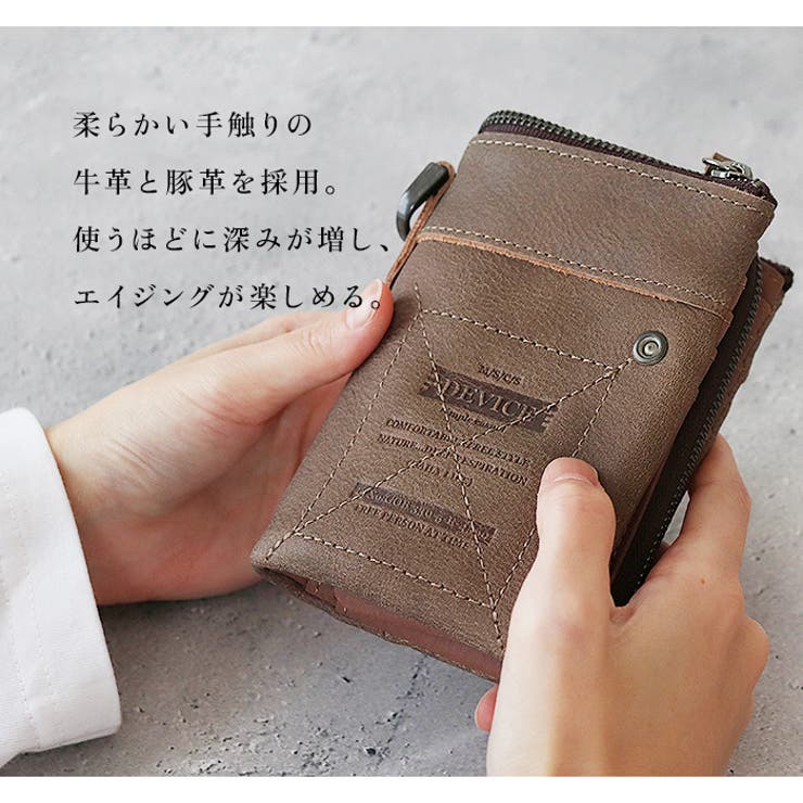 DEVICE WORK 二つ折り財布 DPL60058 | BACKYARD FAMILY | 詳細画像3 