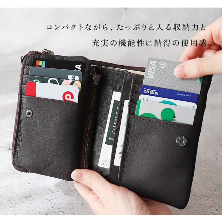 DEVICE WORK 二つ折り財布 DPL60058 | BACKYARD FAMILY | 詳細画像4 