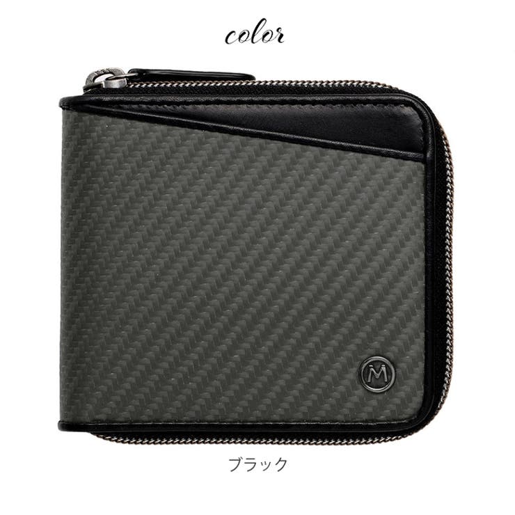 ミラグロ MILAGRO リアルカーボンF ショートウォレット ミラグロ MILAGRO リアルカーボンF ショートウォレット[品番