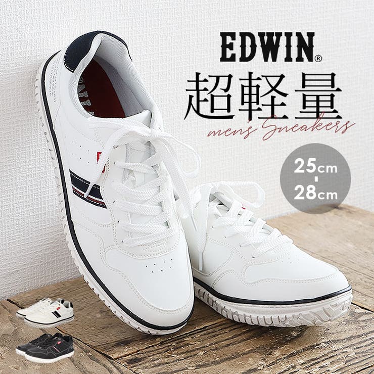 EDWIN メンズ 軽量・幅広スニーカー[品番：BCYW0035455]｜BACKYARD