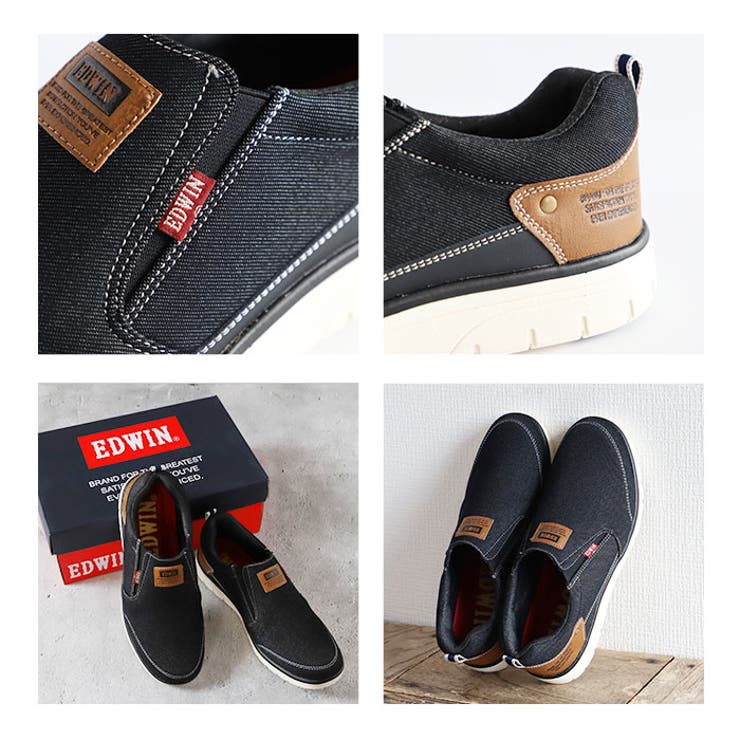 EDWIN メンズ 軽量スリッポン 7644 | BACKYARD FAMILY | 詳細画像16