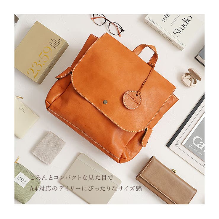 fes フェス 48806 ナチュラルレザー 被せリュック[品番