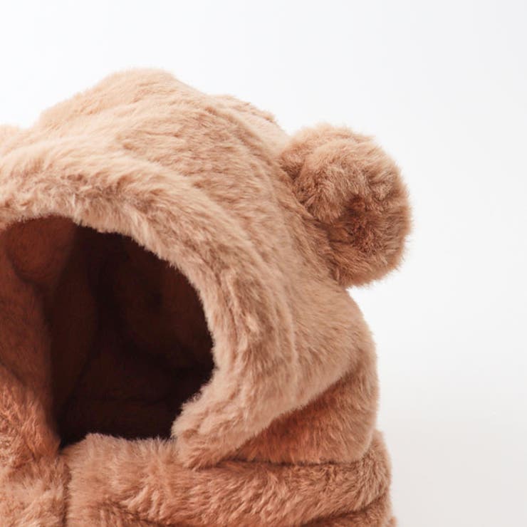 キッズ ベビー 帽子 マフラー 一体 くま | BACKYARD FAMILY | 詳細画像10 