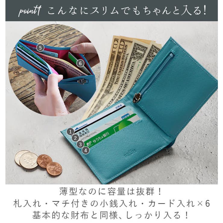 二つ折り財布 8mm FRUH | BACKYARD FAMILY | 詳細画像7 