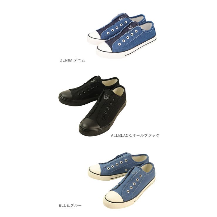 脱ぎ履き楽ちんでおしゃれなユーズド感♪スリッポン レディーススニーカー シューズ | BACKYARD FAMILY | 詳細画像7 