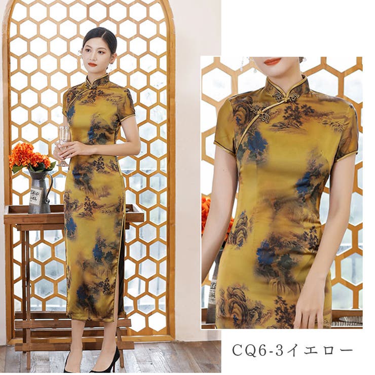 チャイナドレス 半袖 j3082cq6 | BACKYARD FAMILY | 詳細画像9 