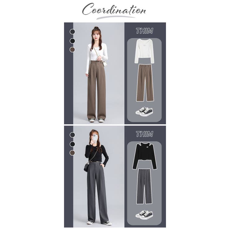 ハイウェスト ストレートパンツ kpants183 | BACKYARD FAMILY | 詳細画像16 