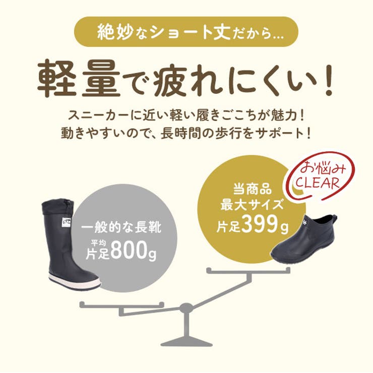 レインブーツ ショート丈 男女兼用 krains20 | BACKYARD FAMILY | 詳細画像8 