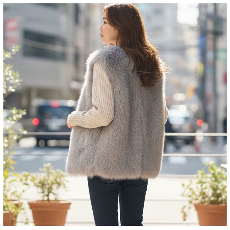 ベスト レディース ミドル丈 秋冬 kvest04 | BACKYARD FAMILY | 詳細画像5 