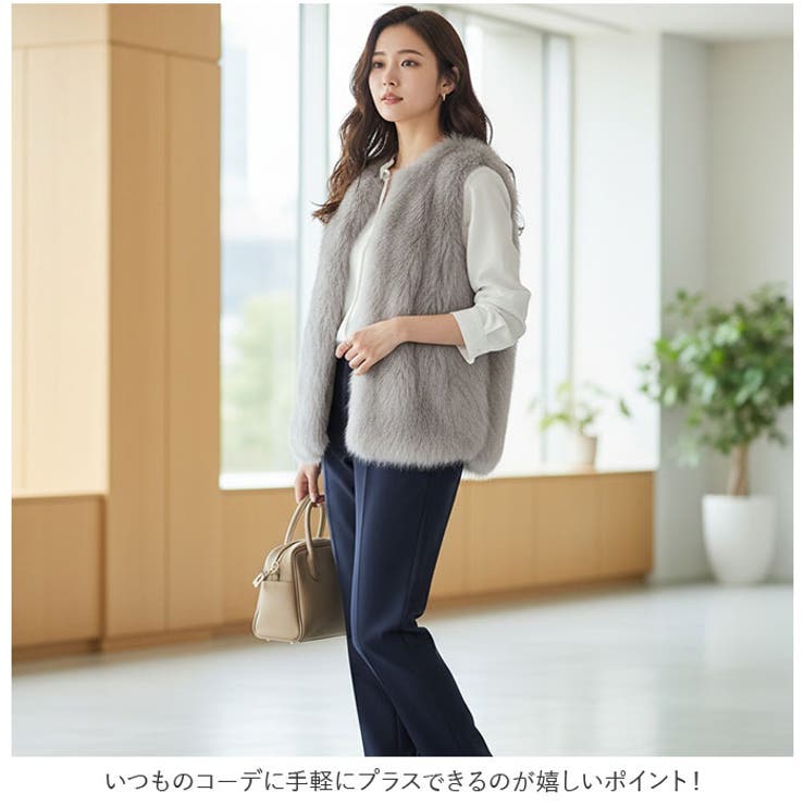 ベスト レディース ミドル丈 秋冬 kvest04 | BACKYARD FAMILY | 詳細画像6 