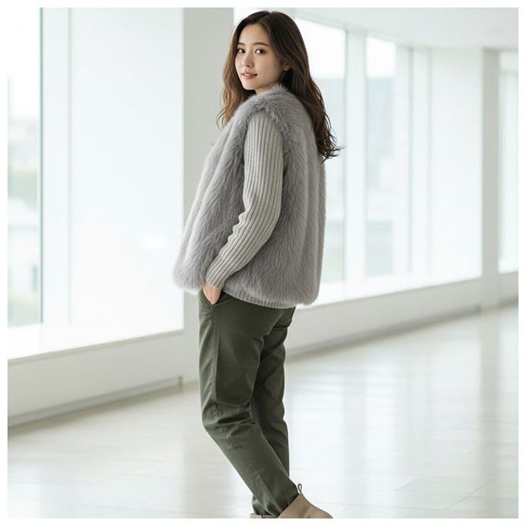 ベスト レディース ミドル丈 秋冬 kvest04 | BACKYARD FAMILY | 詳細画像7 