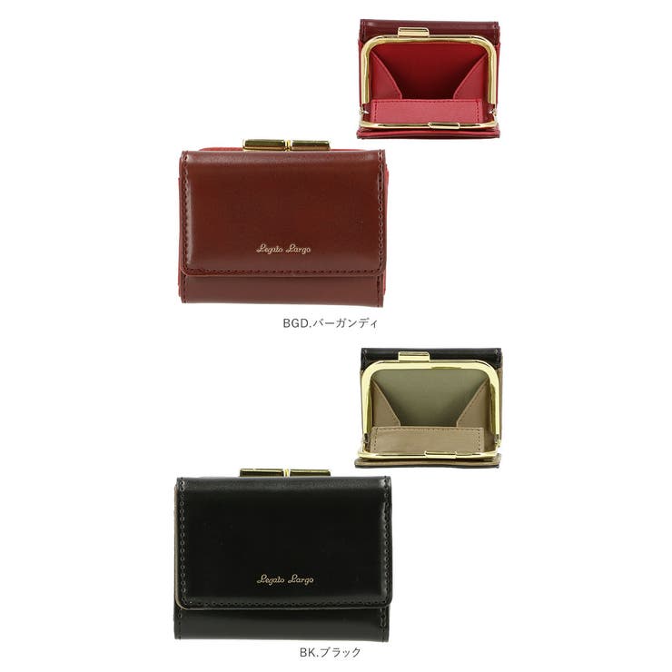 レガートラルゴ シャイニーフェイクレザー がま口三ツ折りサイフ | BACKYARD FAMILY | 詳細画像12 