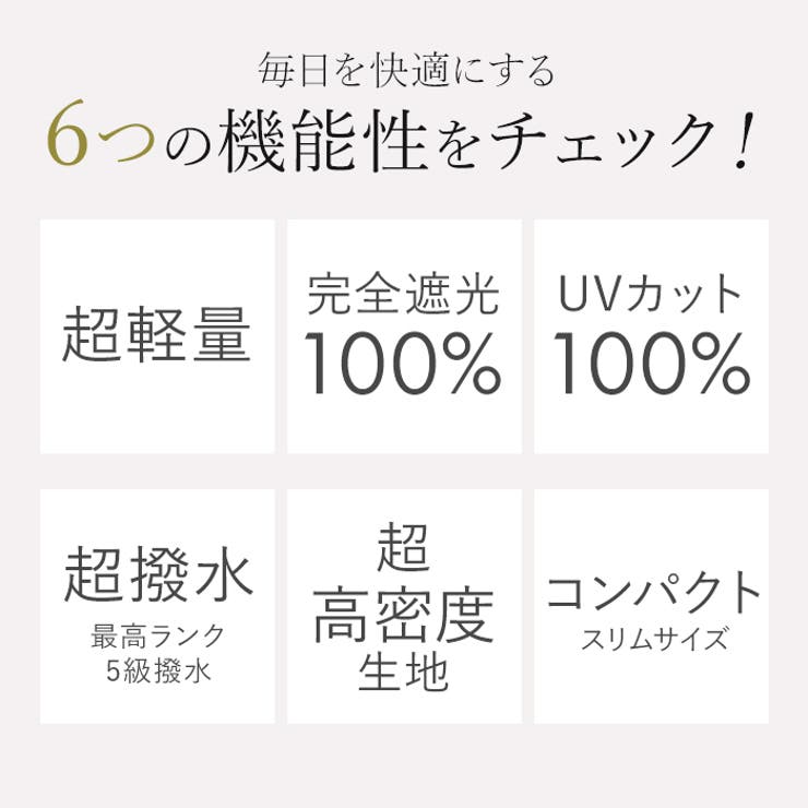 airyプラス 超軽量カーボン折りたたみ日傘 6本骨 | BACKYARD FAMILY | 詳細画像3 