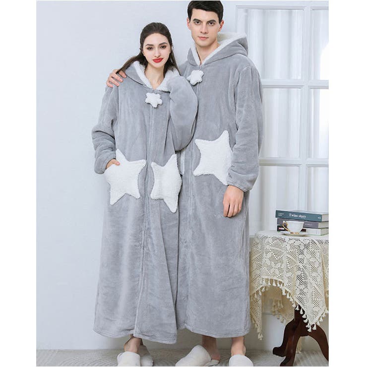 ルームウエア ふわふわ暖かい ペア レディース メンズ mmrwr110f | BACKYARD FAMILY | 詳細画像6 