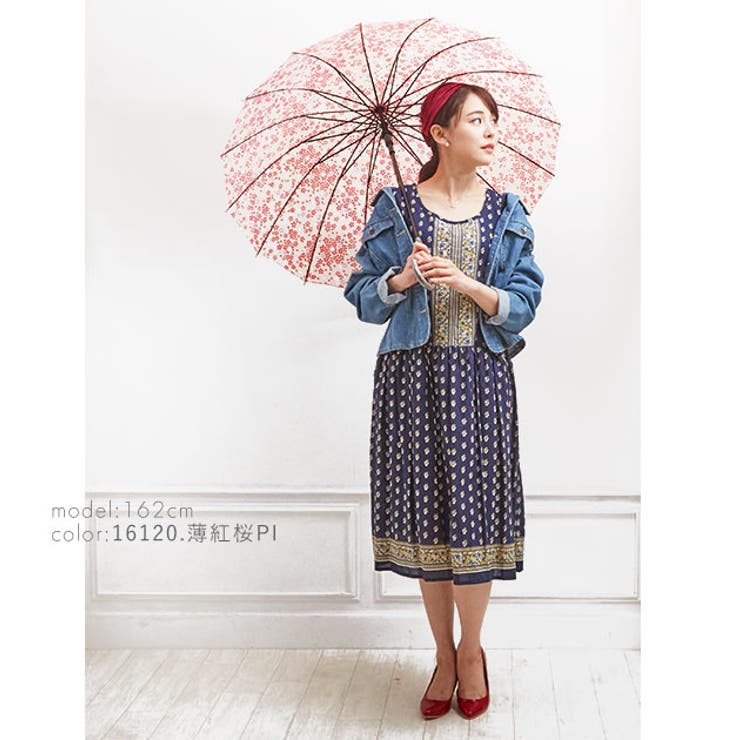 amusant sous la pluie 16本骨 55cm 和柄 長傘 | BACKYARD FAMILY | 詳細画像3 