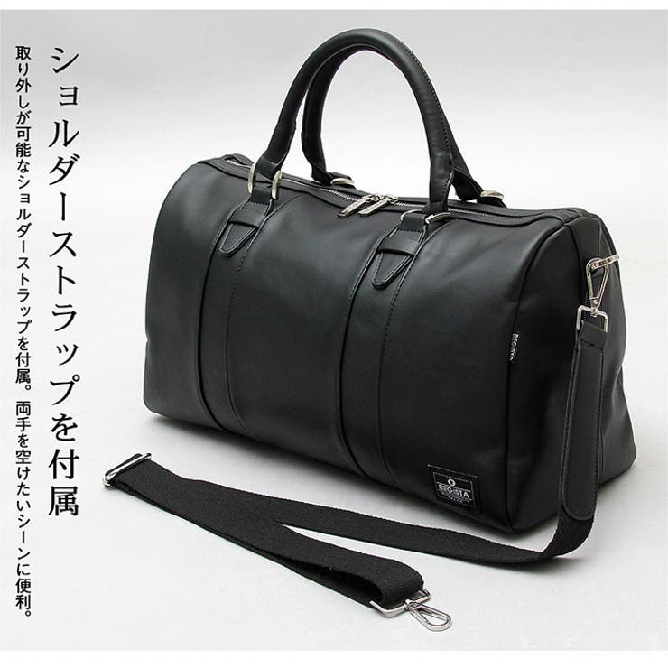 REGiSTA PU LEATHER BOSTON BAG | BACKYARD FAMILY | 詳細画像15 