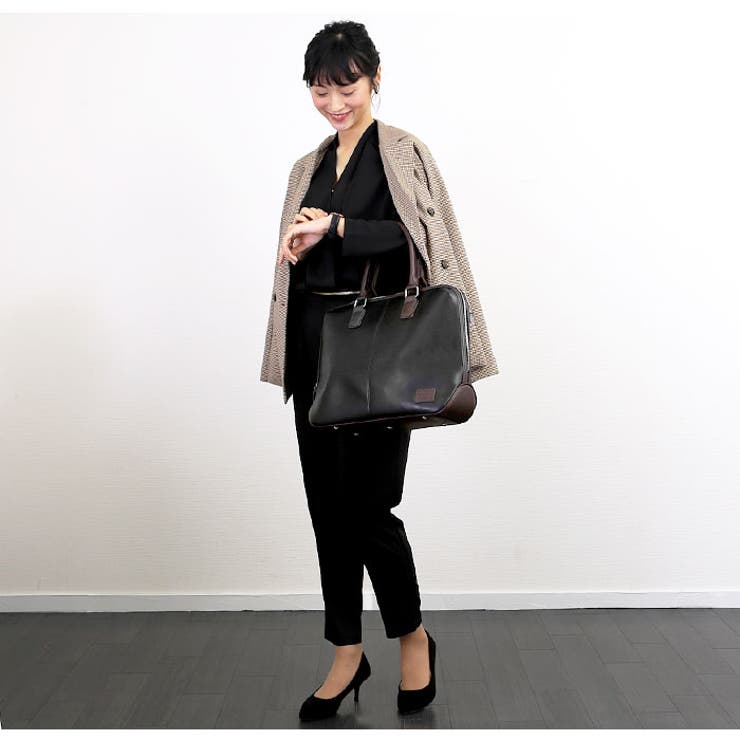 SYNTHETIC LEATHER BRIEFCASE | BACKYARD FAMILY | 詳細画像5 