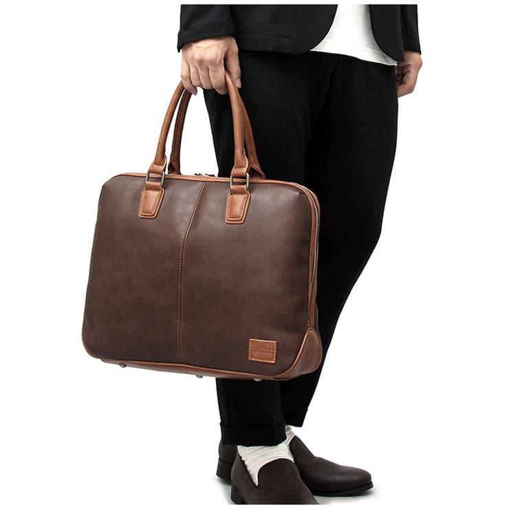 SYNTHETIC LEATHER BRIEFCASE | BACKYARD FAMILY | 詳細画像7 