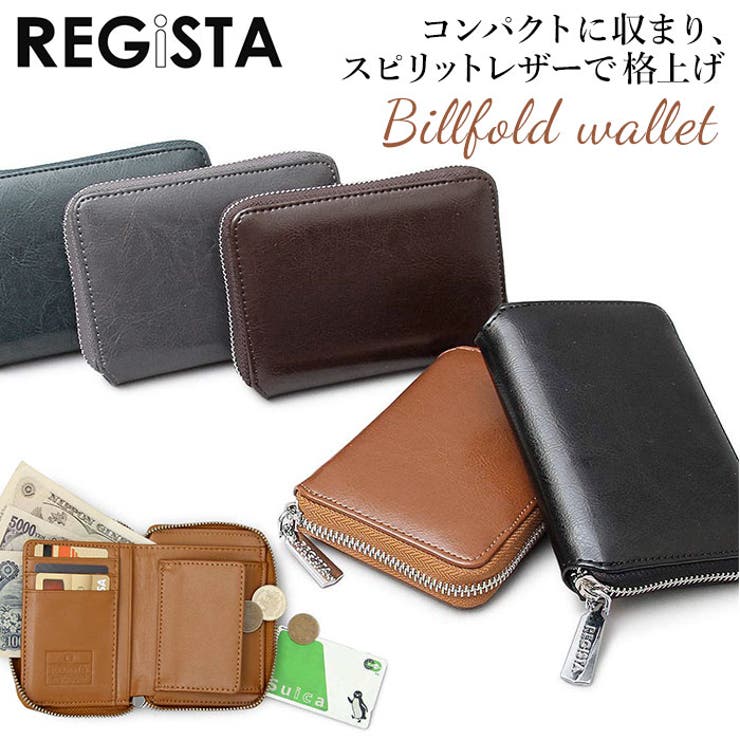REGiSTA SPLIT LEATHER BILLFOLD WALLET | BACKYARD FAMILY | 詳細画像1 
