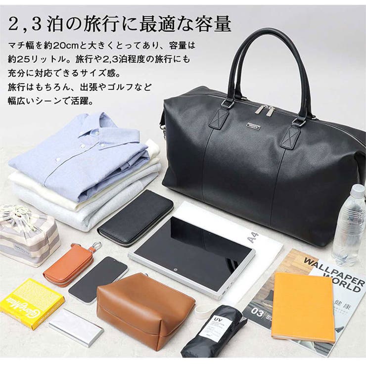 REGiSTA Saffiano Boston Bag | BACKYARD FAMILY | 詳細画像4 