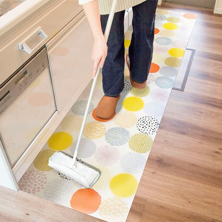 拭けるキッチンマット 北欧風 60×240cm | BACKYARD FAMILY | 詳細画像3 
