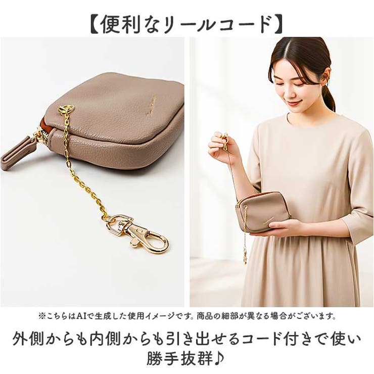 しぼ合皮ポーチ型ミニウォレット | BACKYARD FAMILY | 詳細画像3 