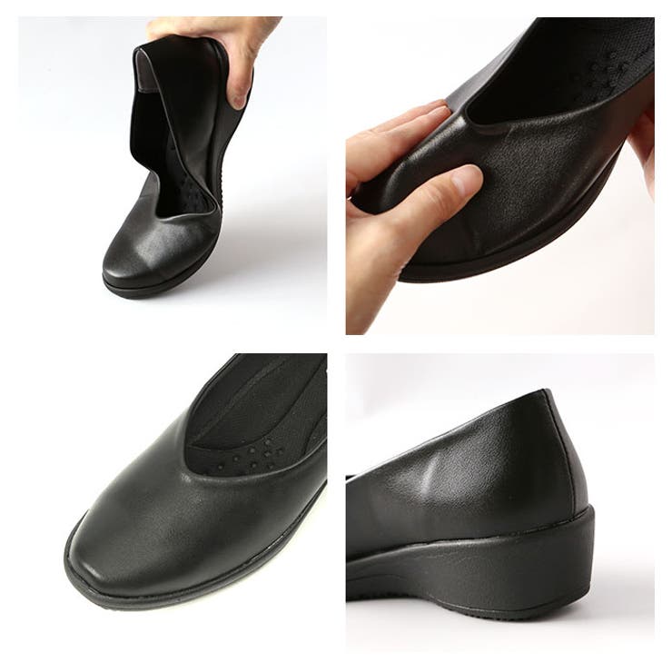 pansy パンジー 4078 Vカットオフィスパンプス[品番