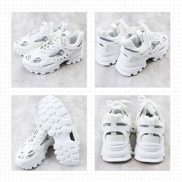 スニーカー 凸凹ビッグシルエットシューズ 厚底 | BACKYARD FAMILY | 詳細画像15 