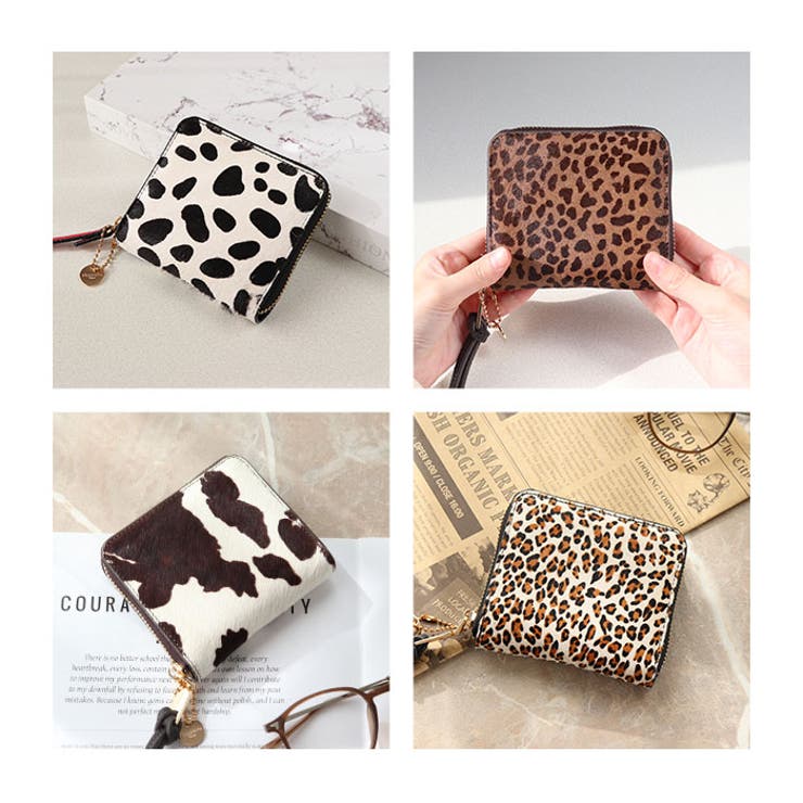 Pisoraro ピソラロ ハラコ ラウンド二つ折りミニウォレット | BACKYARD FAMILY | 詳細画像13 