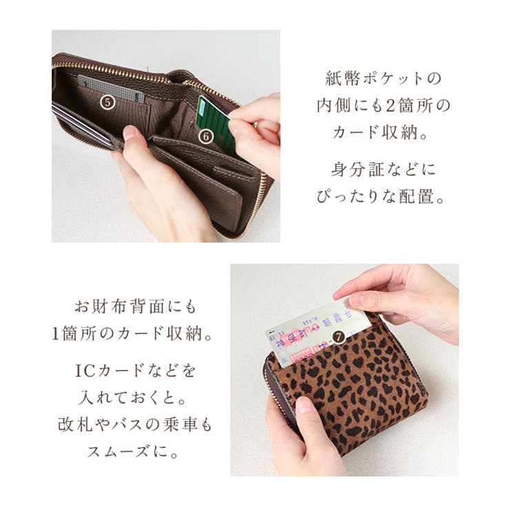 Pisoraro ピソラロ ハラコ ラウンド二つ折りミニウォレット | BACKYARD FAMILY | 詳細画像9 