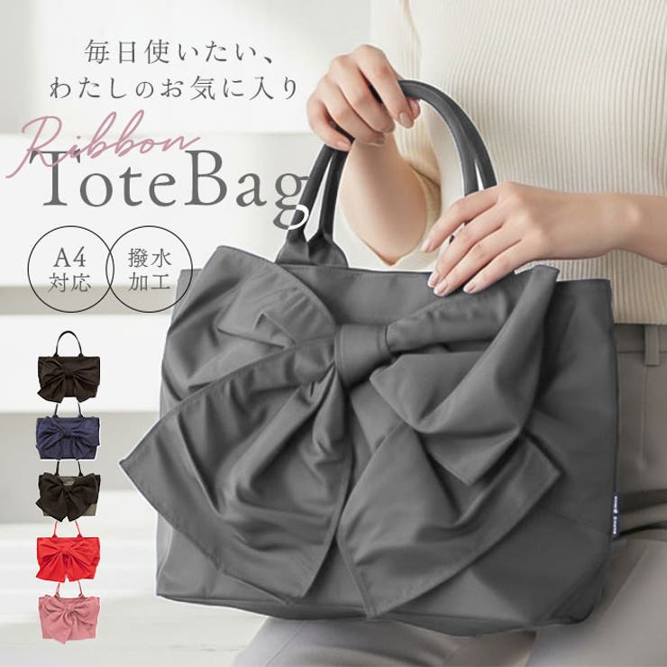 pink trick ラップリボントートバッグ | BACKYARD FAMILY | 詳細画像1 