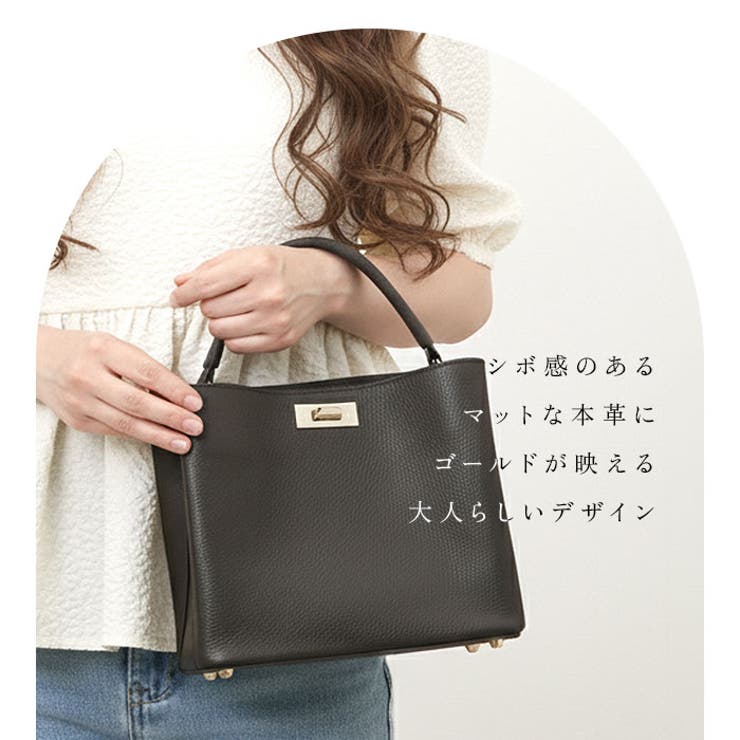 Rename ワンハンドル2wayカウレザー ハンドバッグ | BACKYARD FAMILY | 詳細画像3 