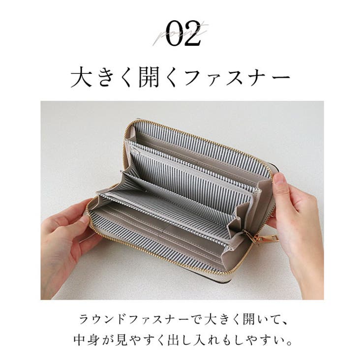 角シボロングラウンド財布 | BACKYARD FAMILY | 詳細画像6 