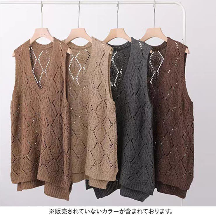ニットベスト レディース  | BACKYARD FAMILY | 詳細画像12 