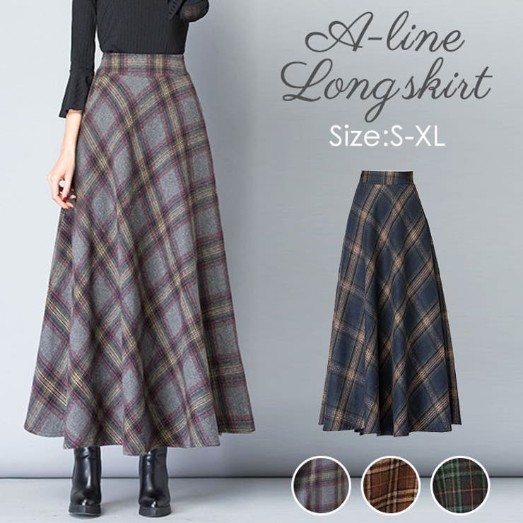 スカート ロング レトロ skirtlg810d | BACKYARD FAMILY | 詳細画像1 