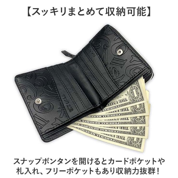Frank Miura フランク三浦 ラウンドファスナー 二つ折り財布 | BACKYARD FAMILY | 詳細画像4 