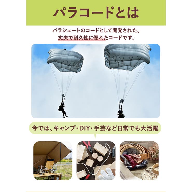 パラコード31mX4mm 1本 ss554 | BACKYARD FAMILY | 詳細画像7 