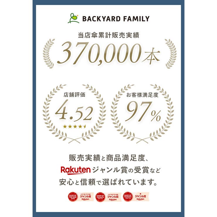 スライドキャップアンブレラ 60cm | BACKYARD FAMILY | 詳細画像2 