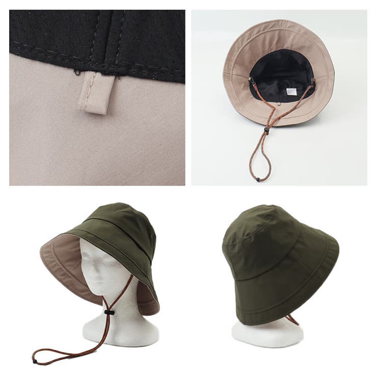 1級遮光遮熱撥水 ロングブリム切替ハット | BACKYARD FAMILY | 詳細画像14 