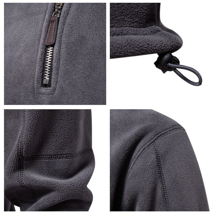 フリース ハーフジップ トレーナー | BACKYARD FAMILY | 詳細画像8 