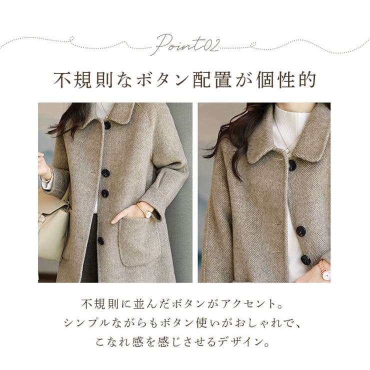 レディースチェスターコートxjcoat03 | BACKYARD FAMILY | 詳細画像6 