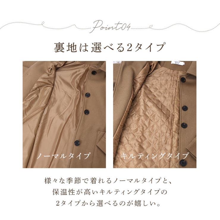 レディースチェスターコートxjcoat03 | BACKYARD FAMILY | 詳細画像8 